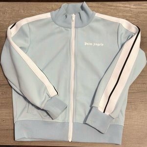 Palm Angels Baby Blue Track Jacket Big Kids Size 8